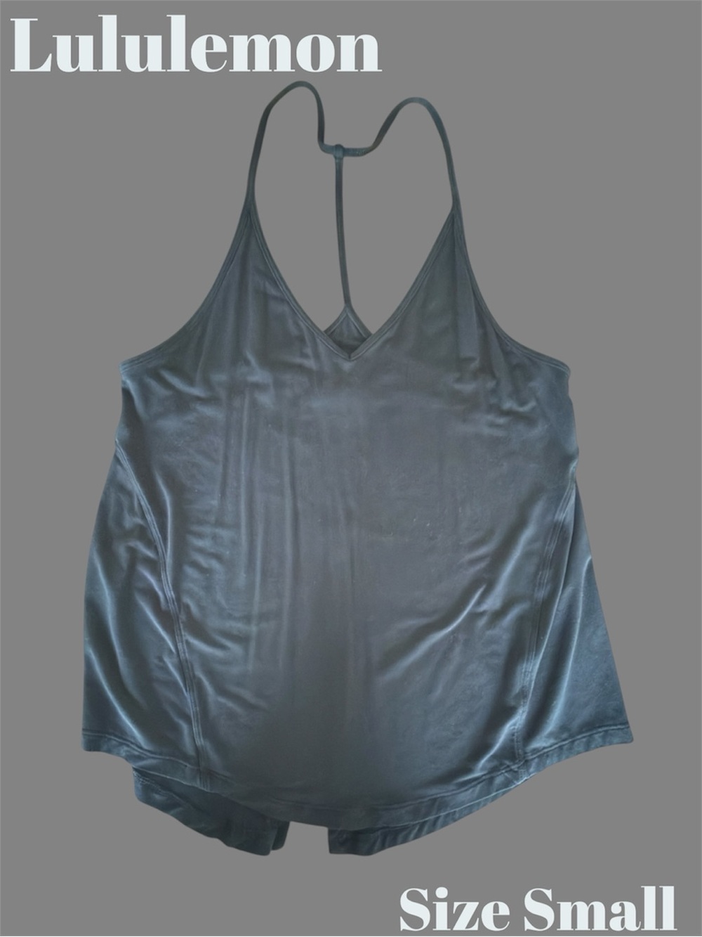 Lululemon Black Align Halter Tank Top Size Small EUC